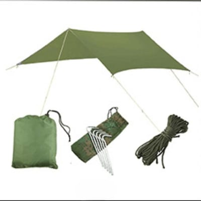 Buiten Dubbele Parachute Doek Hangmat Kleurafstemming Nylon Verbreed Schommel Binnen Vrije Tijd Kan DIY