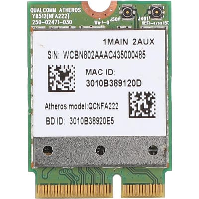 Voor Qualcomm Atheros WIFI-kaart 2,45 GHz Dual-band 802.11abgn met voor Bluetooth 4.0