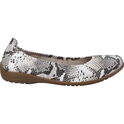 JOSEF SEIBEL Dames Ballerina Fenja 01 in wit