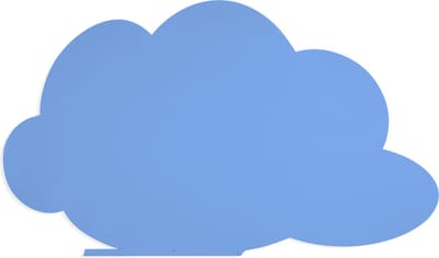 Rocada whiteboard - Skinshape - Cloud - 75 x 115 cm - blauw gelakt - RO-6450-630