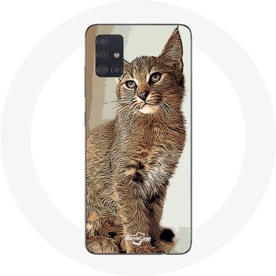 Samsung Galaxy A51 hoesje Siamese kattenras