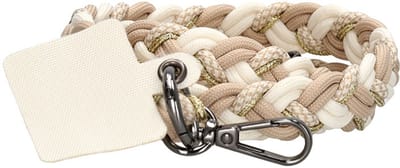 Beagles Fashion Gevlochten Telefoonkoord Phone Strap Licht Taupe