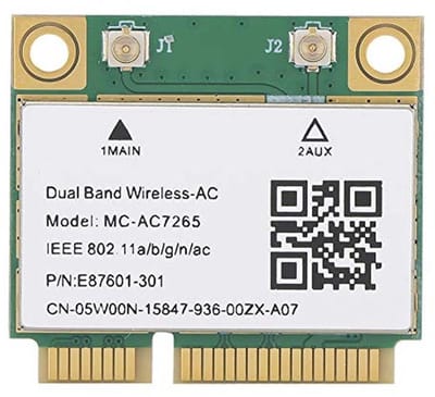 Gigabit Dual-Band Mini PCI-E Netwerkkaart met Bluetooth 4.2
