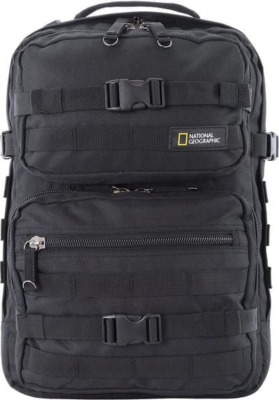 National Geographic Laptop Rugzak / Rugtas / Schooltas - 15 inch - Rocket - N09003 - Zwart - Zwart