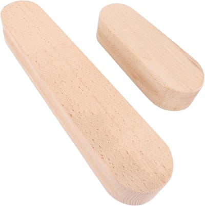 Naaiklepel Set - Persgereedschap - Naden Strijken - Massief Hout - 2 Maten - Niet gespecificeerd