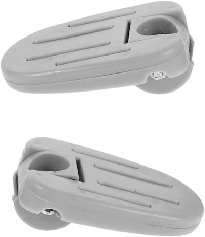 Kinderpedalen Set - Fietspedalen Vervanging - Kinderfiets Gebruik - Duurzaam Kunststof - 9.2x6.2x3.2cm - Grijs