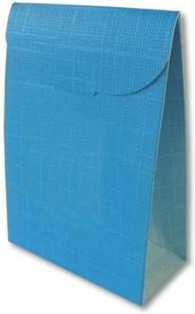 Cadeau verpakking, 90x45x130mm BLAUW (25 stuks)