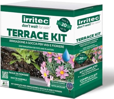 Irritec irrigatie set compleet - terras - micro irrigatie - 20 druppelaars