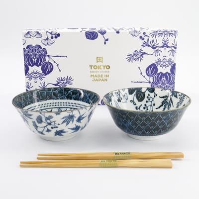 Tokyo Design Studio - Flora Japonica Tayo Giftset - Crane & Ginkgo - 2-delig met Eetstokjes