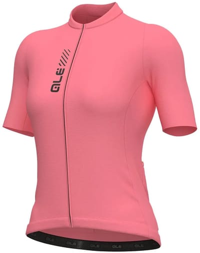Ale Pragma Color Block Korte Mouw Wielertrui Roze L Vrouw
