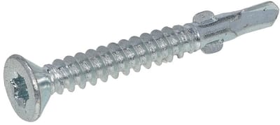 Proftec - Vleugelteks/Poortframe schroeven - Torx 20 - 4,2x32mm - Verzinkt - Platkop (100 stuks)