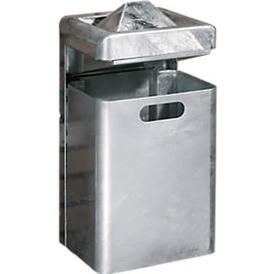 Wandasbak-/Afvalcombinatie, 35 liter, gegalvaniseerd