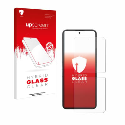 upscreen - Screenprotector voor Samsung Galaxy Z Flip 5 - Folie Beschermfolie Beschermglas transparant