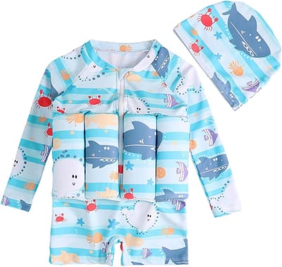 Zwemshorts Kinderen - Zwemkleding - Zwemtraining - Geïntegreerde Drijfhulpmiddelen - 2-6 Jaar - Cartoon Print