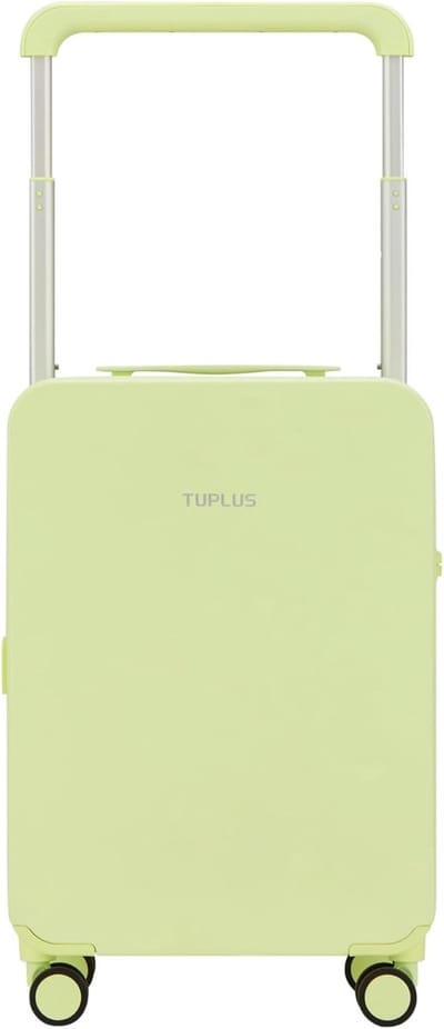 Hardshell Koffer - Reiskoffer Trolley - Zakenreizen Vakanties - Uniek Handvat Ontwerp - 20 Inch - Lime Groen