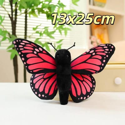 Schattig Vlinder Lieveheersbeestje Pluche Speelgoed Levensgetrouw Insect Pop Zacht Pluizig Gevuld Bij Spin Pluche Beesten Leuke Woondecoratie Anime Fans As Picture