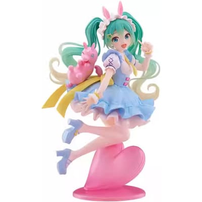 20CM Hatsune Miku Anime Figuur Kawaii Sprookjes Miku Actie Model Lolly Meisje Figuur PVC Collectie Model Poppen Speelgoed white