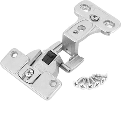 Dailygoods- Deurscharnier 270 Graden Volledige Dekking - Kastdeurscharnier - Zinklegering - Onzichtbare Scharnieren - Draagvermogen 8 kg - Inclusief 6 Scharnierschroeven