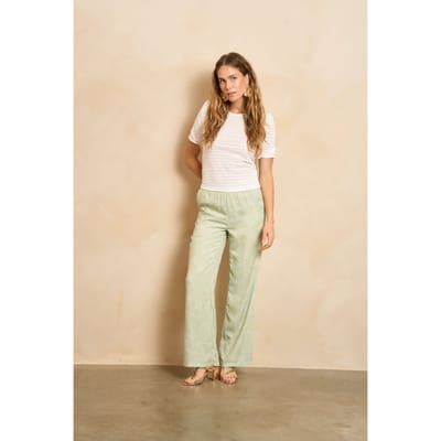 Broek Elune | Mint Off White