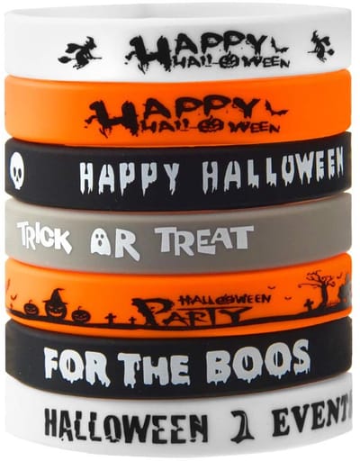 Byshayne- Halloween-Armband 36 Stuks - Siliconen/Rubber - 7 Halloween-Patronen - Vleermuis/Pompoen/Geest - Duurzaam - Geschikt voor Volwassenen - Feestarmband