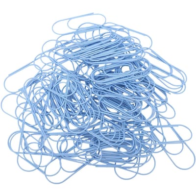 100 Pièces Grand Trombone 2 Pouces 50mm Métal Anti-rouille Mignon Trombonnes Jumbo pour Maison École Bureau bleu