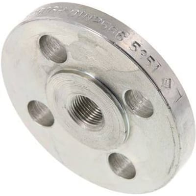 Draadflens DN10-PN16 Rp 3/8'' Verzinkt Staal DIN 2566