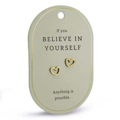 Oorbellen - If you believe in yourself