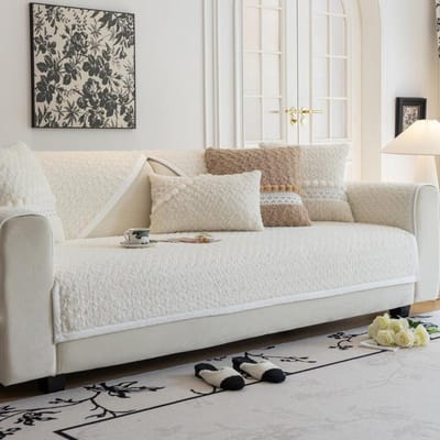Luxe Rozen Pluche Hoes voor Sofa Bankhoes Antislip Verdikkende Bankhoes Beschermer Vier Seizoenen Universeel Moderne Sofa Hoes 70x70cm 1pcs