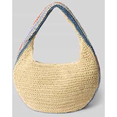 Handtas met labeldetail model 'Saunteer'