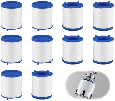 Dailygoods- Filterelement 10 Stuks - Waterfilter Kraan - PP Katoen - Vervangbaar - Economisch - Gezond Water