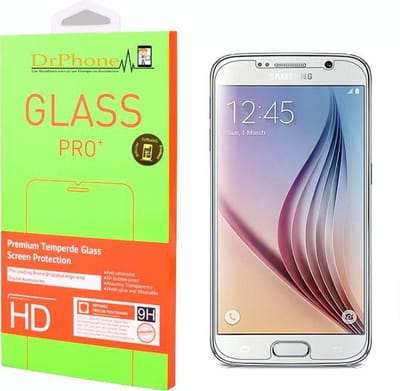DrPhone Galaxy S6 Glas - Glazen Screen protector - Tempered Glass 2.5D 9H (0.26mm)