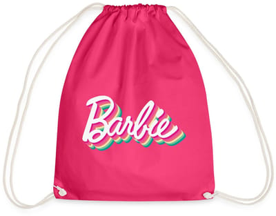 Barbie Kleurrijk Logo Gymtas