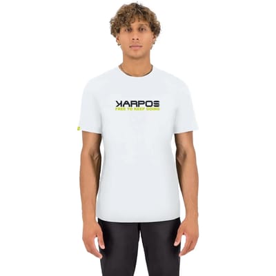 Karpos Loma Cotton T-shirt Met Korte Mouwen Wit S Man