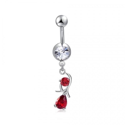 Aramat Jewels | Navelpiercings | Stalen Bloemvormige Navelpiercing | | | |10mm | Staal | Volwassenen | Verkleurd niet