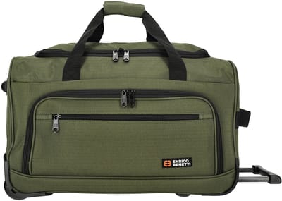 Enrico Benetti Brussels Wieltas 50 cm - Reistas 45 Liter - Olijfgroen