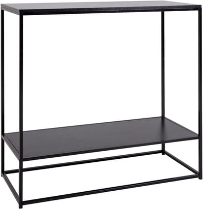 Viggo sidetable 1 plank zwart.