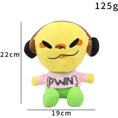 Cartoon Andrew Knuffelpop 22cm Grappig Spel Andrew Knuffels Fans Cadeau Vakantiecadeaus Kussen Feest Decoratie yellow