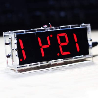 DIY Digitale LED Klok Kit met Alarmfunctie en Timer - Elektronische Klok Set voor Hobbyisten en Klokliefhebbers