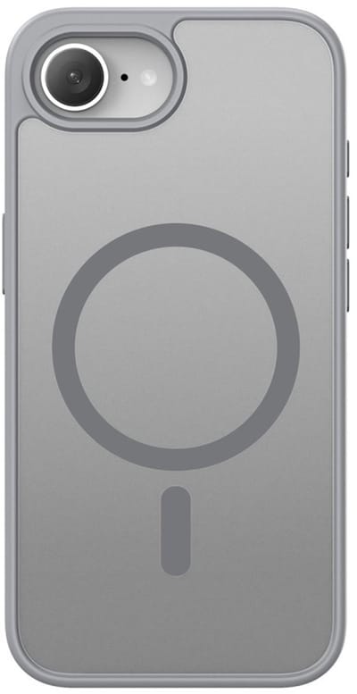 Dux Ducis Yind Geschikt voor iPhone 17e / Geschikt voor iPhone 16e hoesje – slanke backcover met magnetisch ondersteuning - Grijs