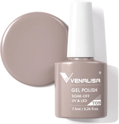 Venalisa UV Gellak Nude Taupe - 7.5 ml - Taupe Gellak - Gellak Nude - Gellak Taupe - Nude Gellak - Gellak Kleuren - Venalisa Gellak - Gellak Nagellak