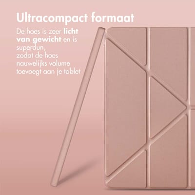 imoshion Tablet Hoes - Geschikt voor Samsung Galaxy Tab S9 11.0 inch - Bookcase- Rosé goud