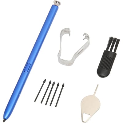 Stylus Pen Vervanging Touch Pen met Tips Pincet voor Samsung Galaxy Note 10 Lite blauw