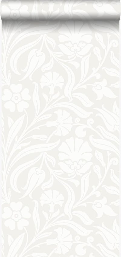 Origin Wallcoverings behang bloemen gebroken wit - 53 cm x 10.05 m - 346635