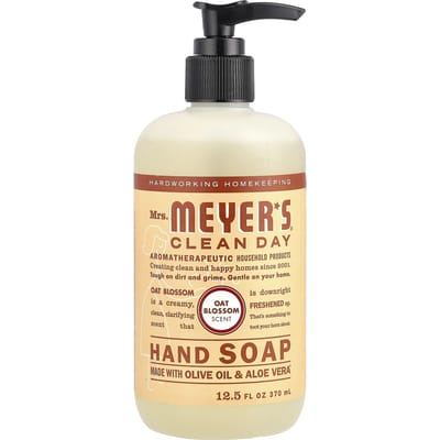Mevr. Meyers Clean Day, Handzeep, Haverbloesem, 12,5 fl oz (370 ml) beige