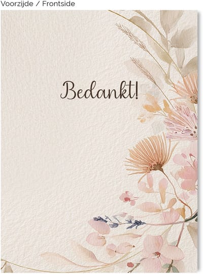 10 stuks bedankkaartjes - Doopsuiker verpakking - communie bedankjes - Uitdeelcadeautje - Doopsuiker verpakking - kraamsuiker kaartjes - Bedankkaartjes - bedankjes bruiloft - Kraam bedankjes - Doop bedankjes