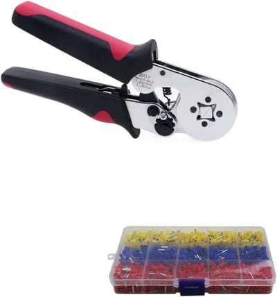 Krimptang Set - Draadkrimper - Elektrisch Aansluiten - Veelzijdige Capaciteit - 0.08-10mm - Grijs
