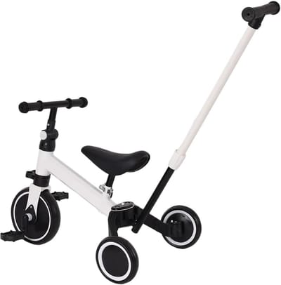 3-in-1 Loopfiets en Driewieler voor Kinderen (1-5 Jaar) - Meegroeiende Loopfiets voor Peuters en Dreumesen