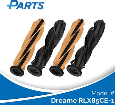Dreame RLX85CE-1 Borstels (4 Stuks, Plus.Parts® alternatief voor RMB13)
