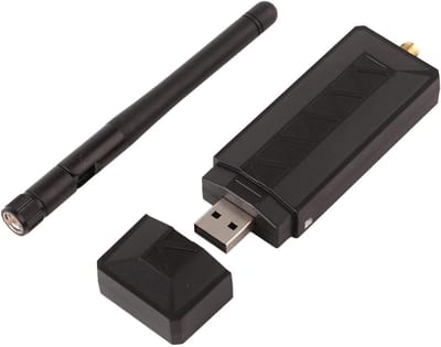 Draadloze USB WiFi Adapter met Verwijderbare 2DBI Antenne voor TV en Computer, Stabiel en Snel