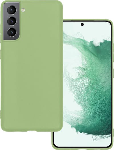 Hoesje Geschikt voor Samsung Galaxy S22 - Sterk & Shockproof - Hoes Cover - Siliconen Case - Groen